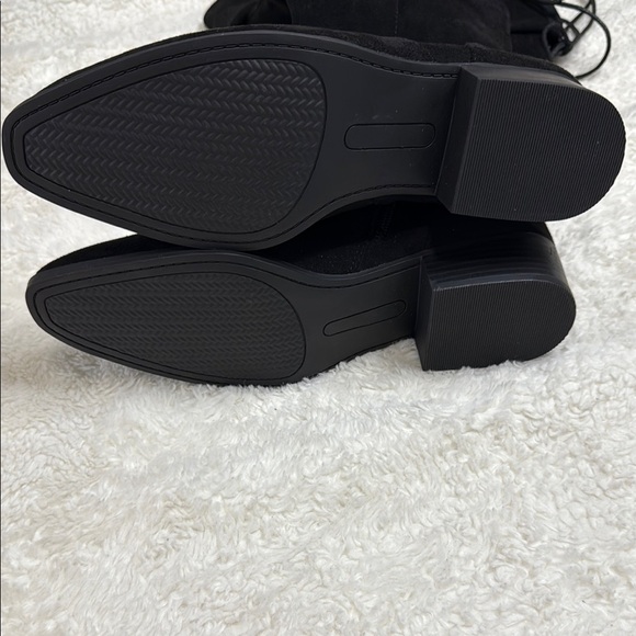 CROWN & IVY SIZE 8M Black Over-the-Knee Women's Boots NWOT - Picture 9 of 12